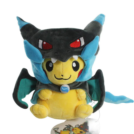 Pikachu - Mega Charizard Cosplay Plush Figure (2 Styles)